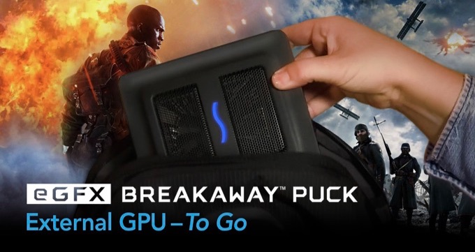 Sonnet、MXMグラフィックカードを採用した手のひらサイズのeGPU「eGFX