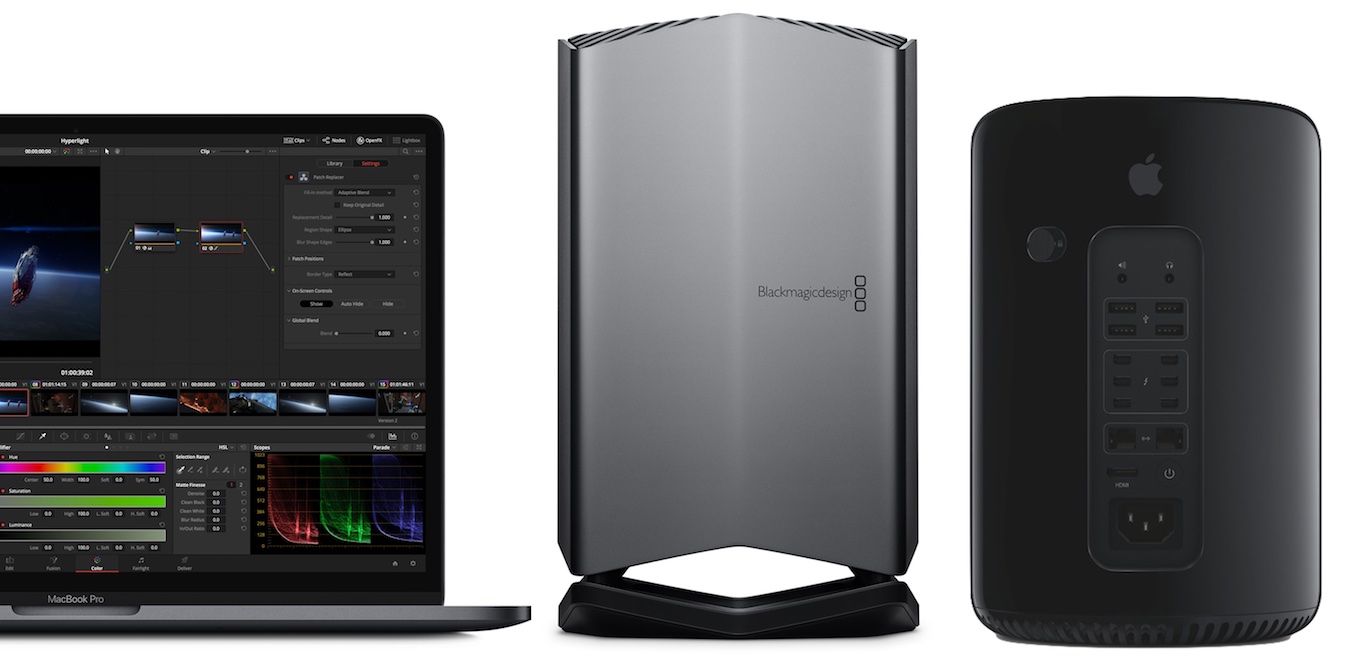Blackmagic eGPUはIntelのTitan Ridgeコントローラーを採用し、構造は