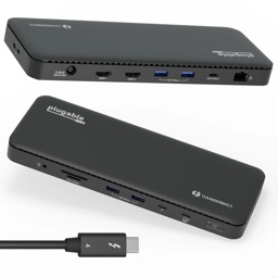 Plugable、最大4K60Hz出力が可能なHDMI x2ポートとUSB-A/-Cポートなど