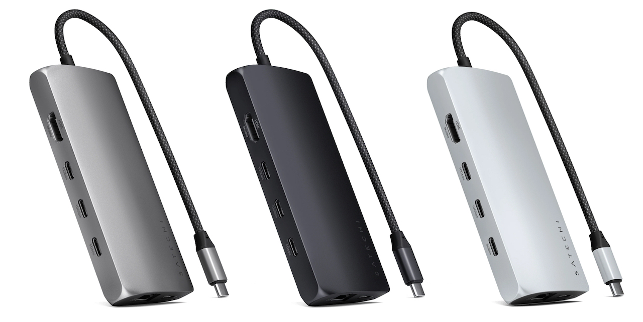 Satechi Japan、4つのUSB-Cや8K30Hz対応のHDMI、Ethernet、UHS-II対応
