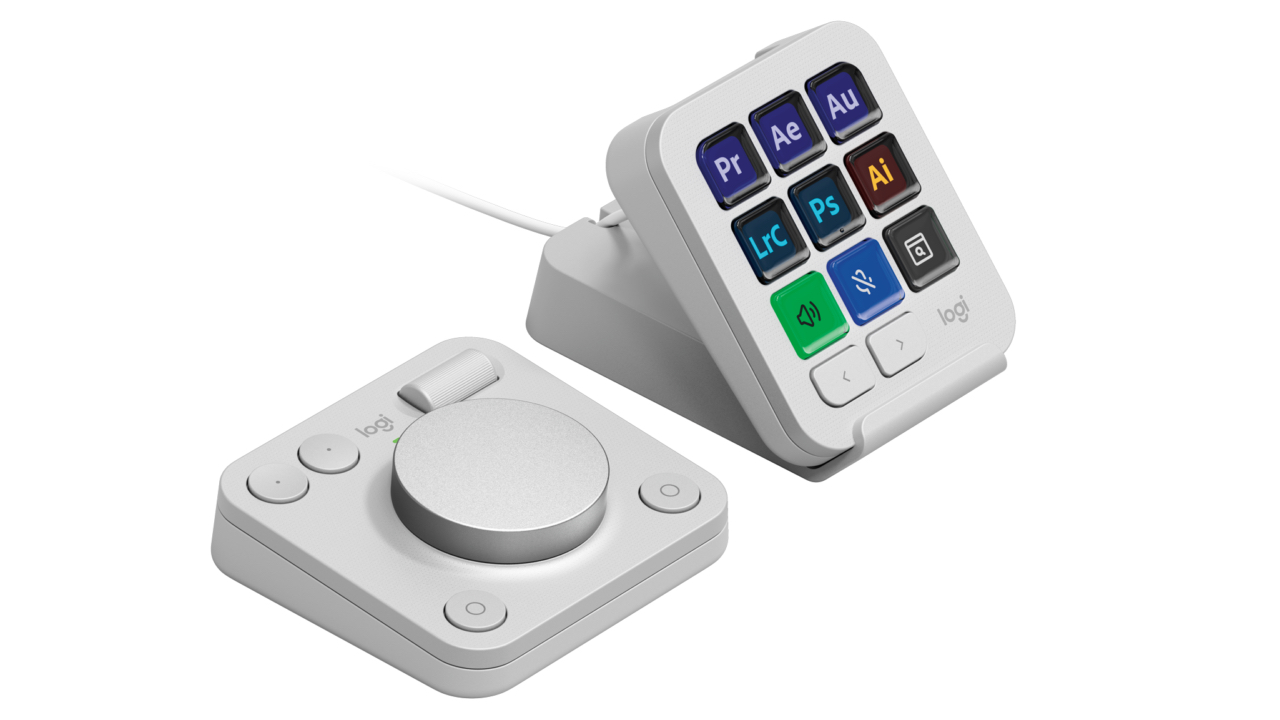 Logicool、カスタマイズ可能なキーパッドとダイヤルを備えた