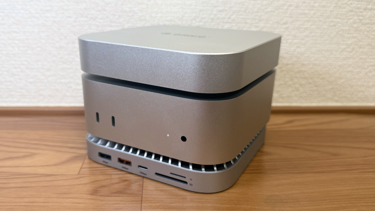 Mac mini (2024)のデザインにマッチするUSB4対応の外付けSSD「ORICO