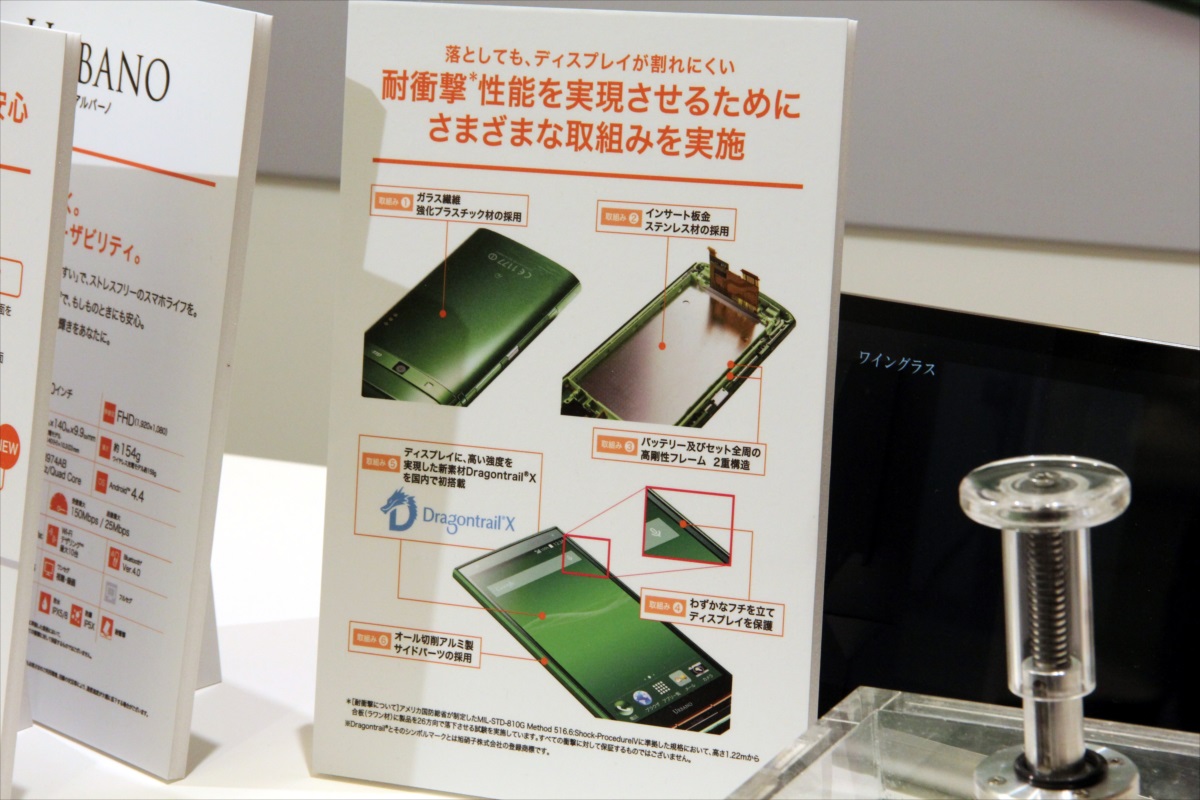 耐衝撃性を備えハイスペックかつユーザビリティ充実、au「URBANO L03