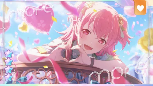 プロセカ】[日常の1ページ]桃井愛莉のカードイラストと衣装