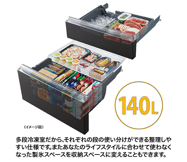 AQR-TXA50N | 容積501L | TX series（TXシリーズ） | 冷蔵庫 | アクア