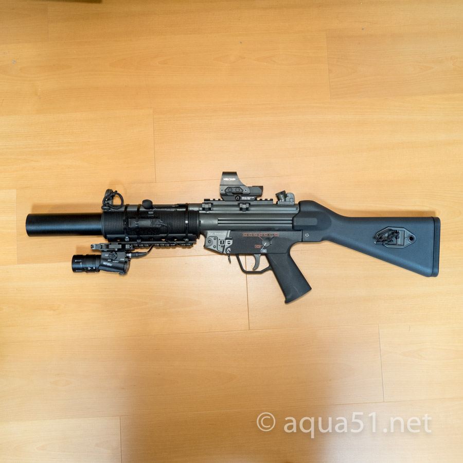 Bolt MP5SD5 Tactical レビュー | aqua5150 gear review