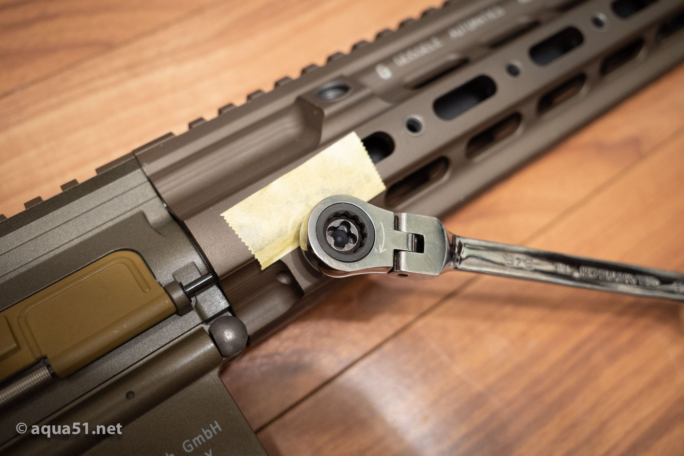 東京マルイ HK416 デルタカスタムハンドガード交換 | aqua5150 gear review