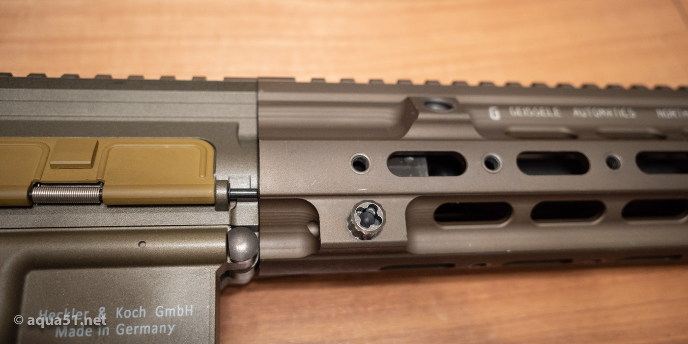 東京マルイ HK416 デルタカスタムハンドガード交換 | aqua5150 gear review