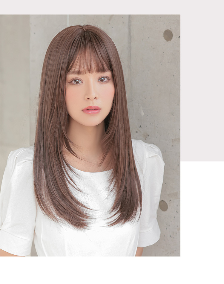 ウィッグ ロング/フェザーロングストレート[wg323]