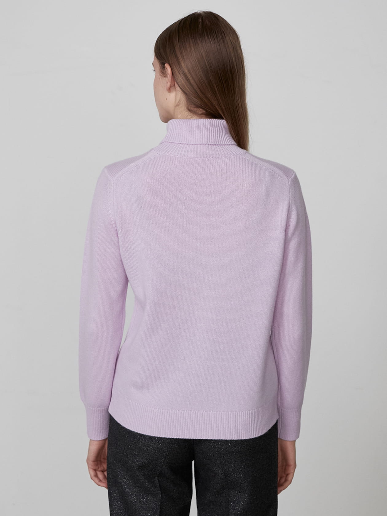 ピュアカシミヤタートルニット