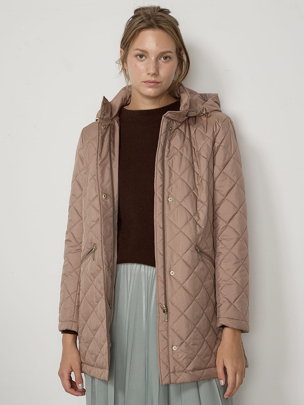 キルティングコート