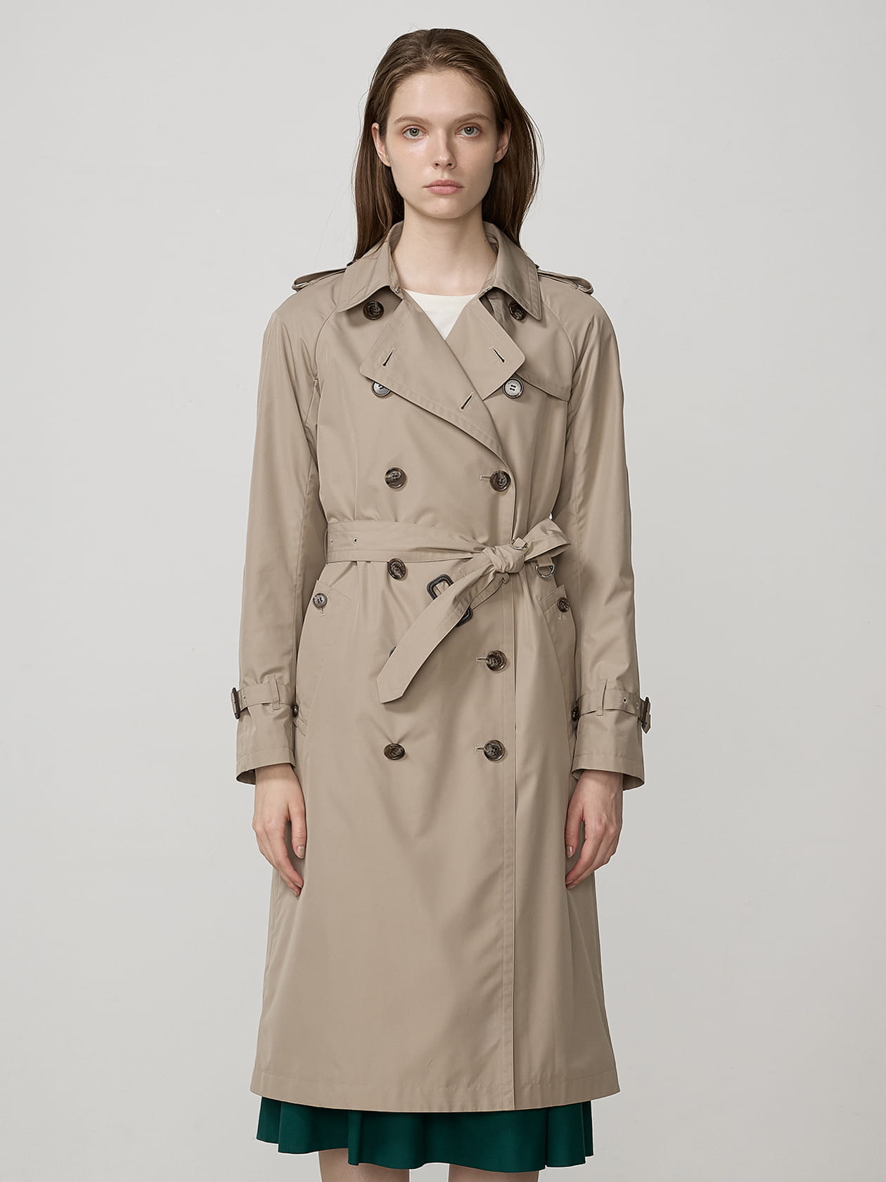 SORELAタフタ トレンチコート