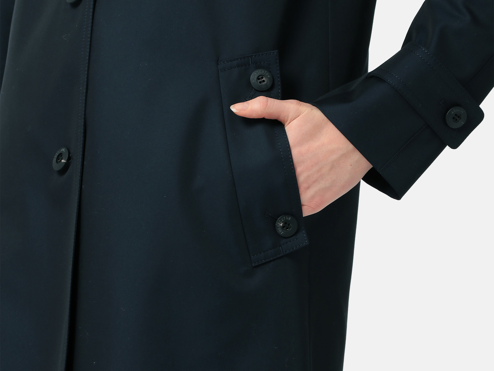 AQW】ステンカラーコート