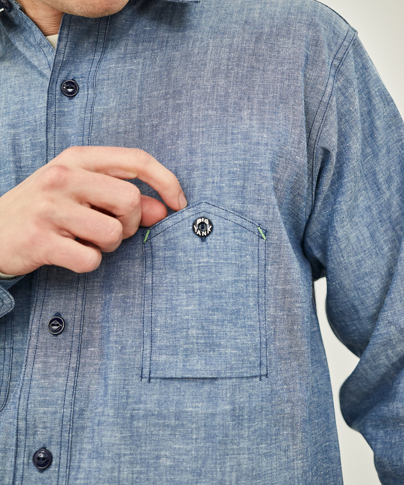 RESTOCK 】BIG YANK 1942 ORIGINAL CHAMBRAY / INDIGO – A'r11551