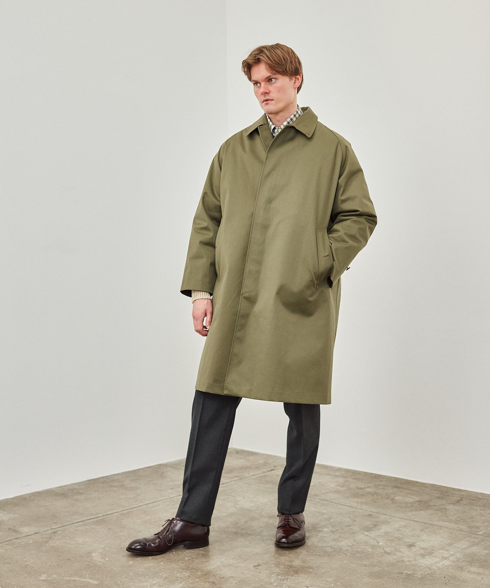 ANNIVERSARY ITEM 】SINGLE RAGLAN Ⅸ FR SATEEN W/ LINER / OLIVE – A