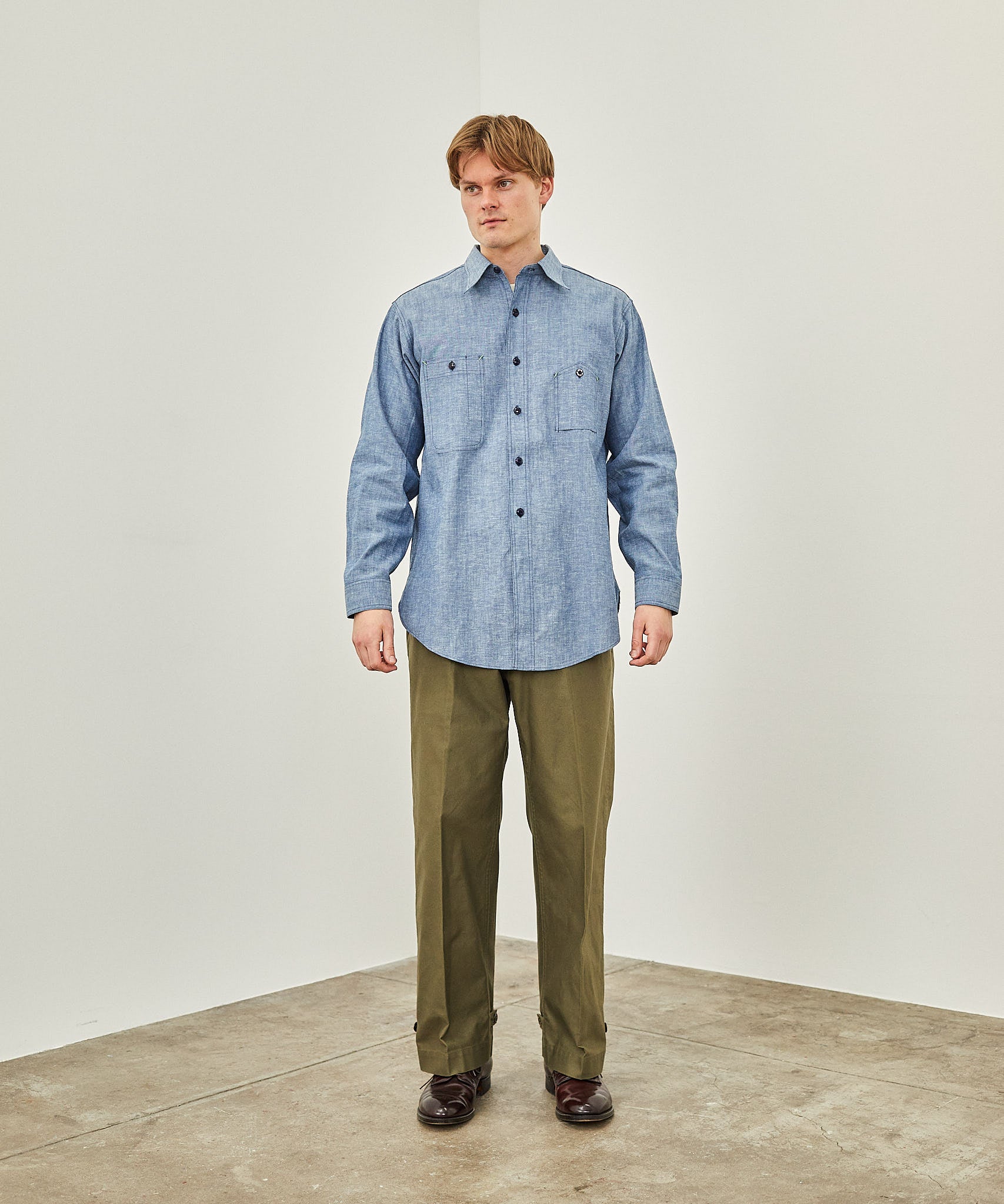 RESTOCK 】BIG YANK 1942 ORIGINAL CHAMBRAY / INDIGO – A'r11551