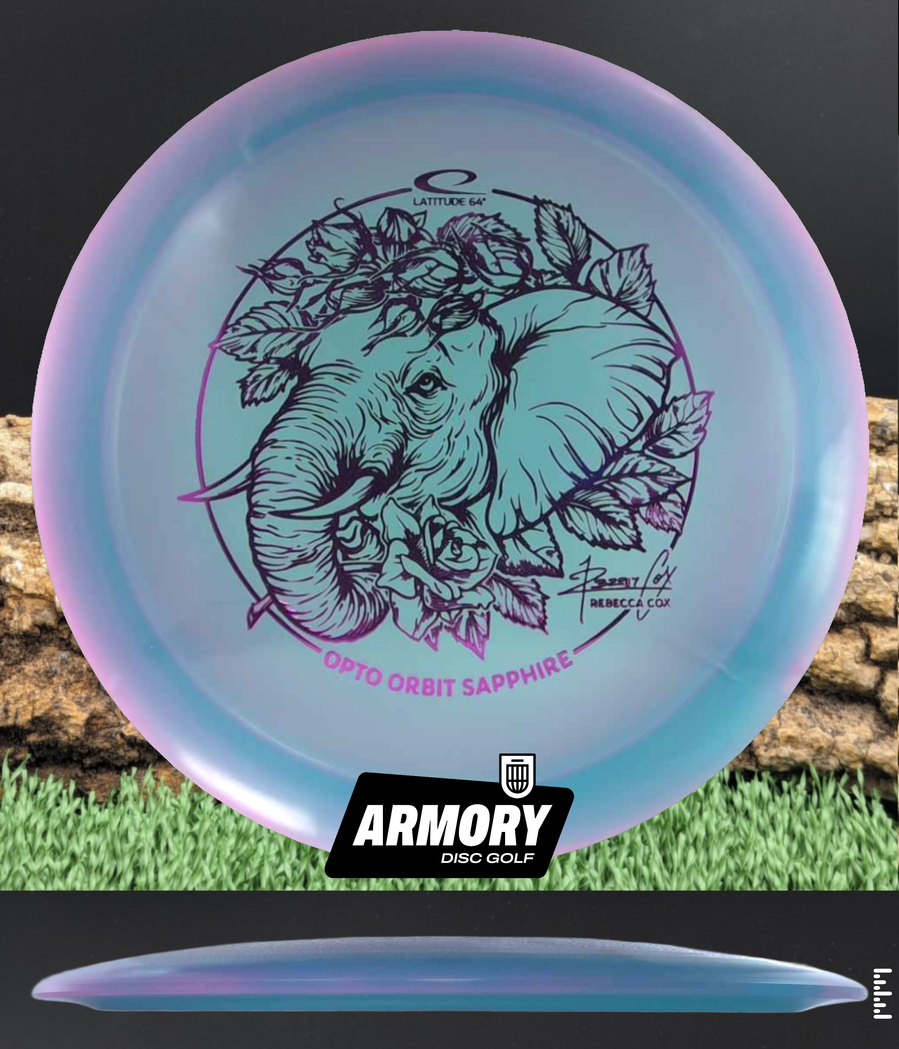 Latitude 64 Opto Orbit Sapphire - Rebecca Cox – Armory Disc Golf