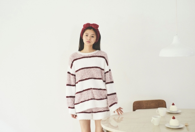 ジェラピケさん、さすがです♡激カワ「イチゴのショートケーキ風