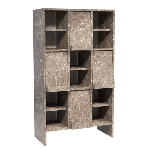 ブックシェルフ 寝室｜arne flap 3×3openクロス/D40 graystone