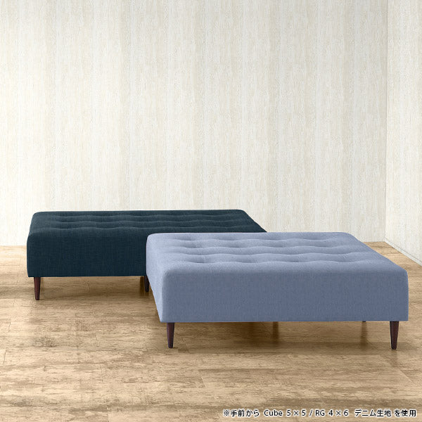 ベンチタイプソファ ホテル｜Baggy Cube 6×6 モケット｜0000a02149