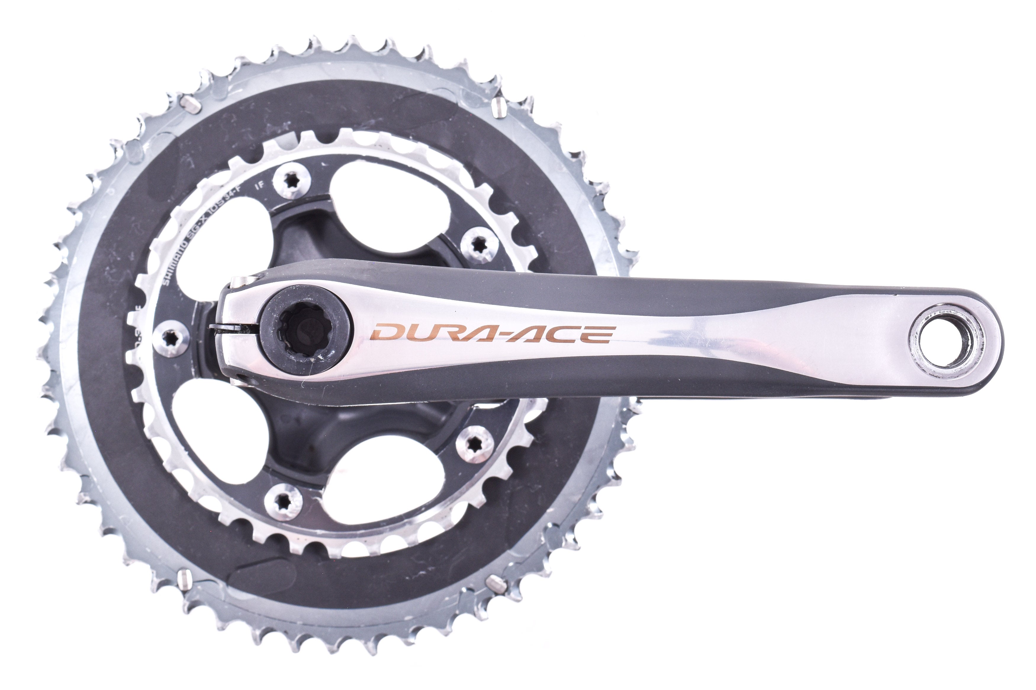 USED Shimano Dura-Ace FC-7950 50/34T 175mm Compact Crankset 2x10 Speed
