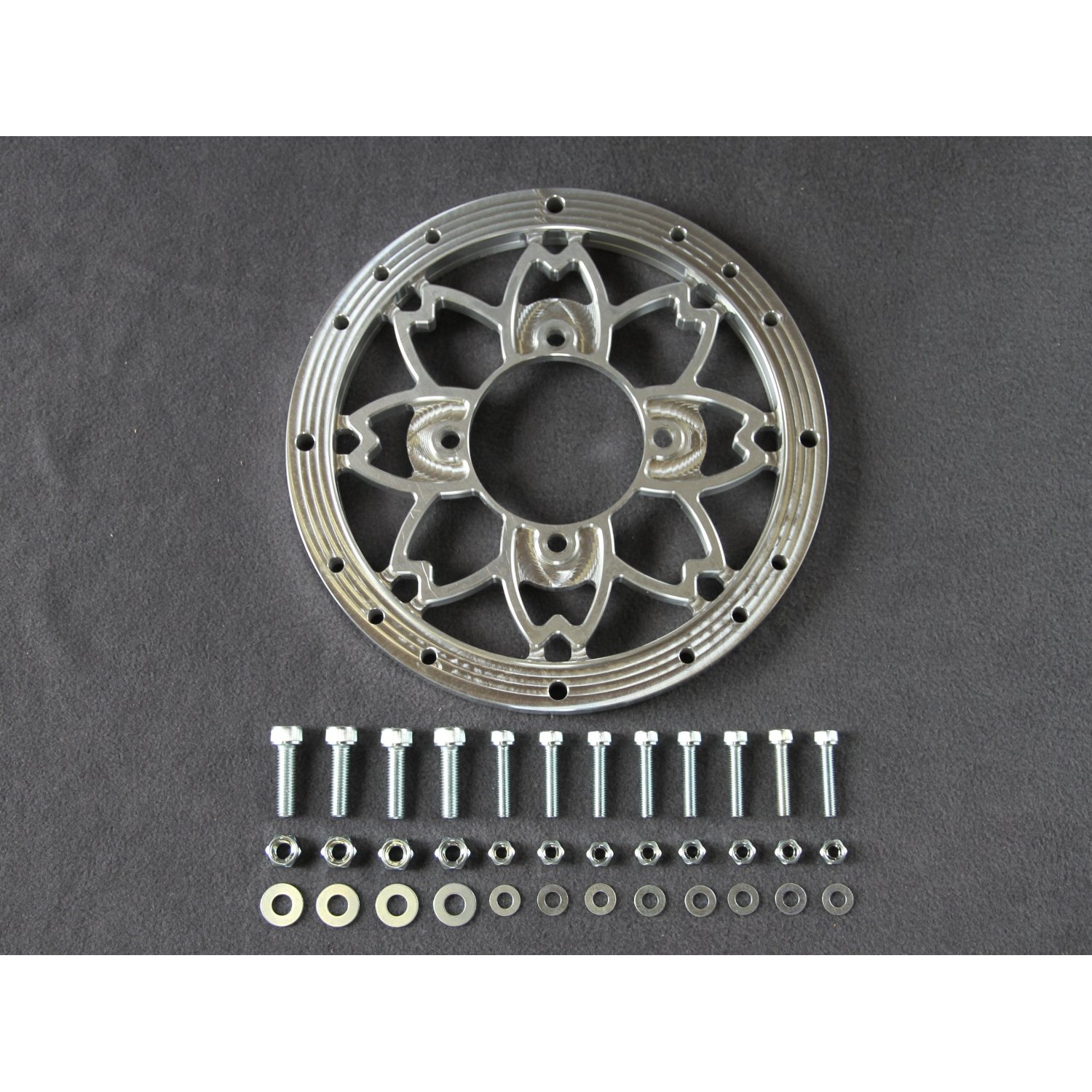 10インチ桜柄ホイールスペーサー [挟み込みタイプ] モンキー