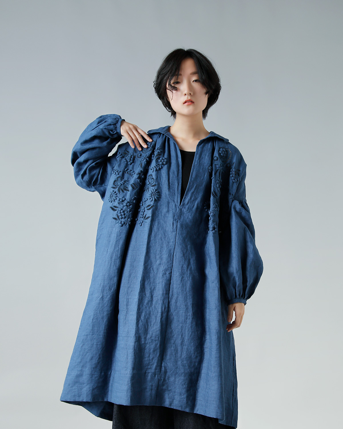 TOWAVASE トワヴァーズ ヨーロッパ リネン シャンドフルール ドレス