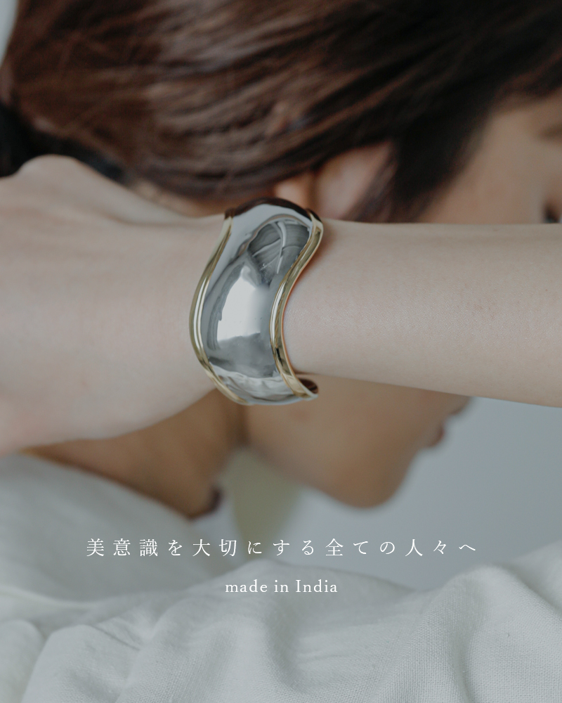 JAMIRAY ジャミレイ ウェービー シルバー バングル “WAVY SILVER