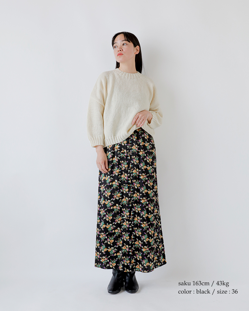 60%OFF】Shinzone シンゾーン フラワー ブーケプリント サテン