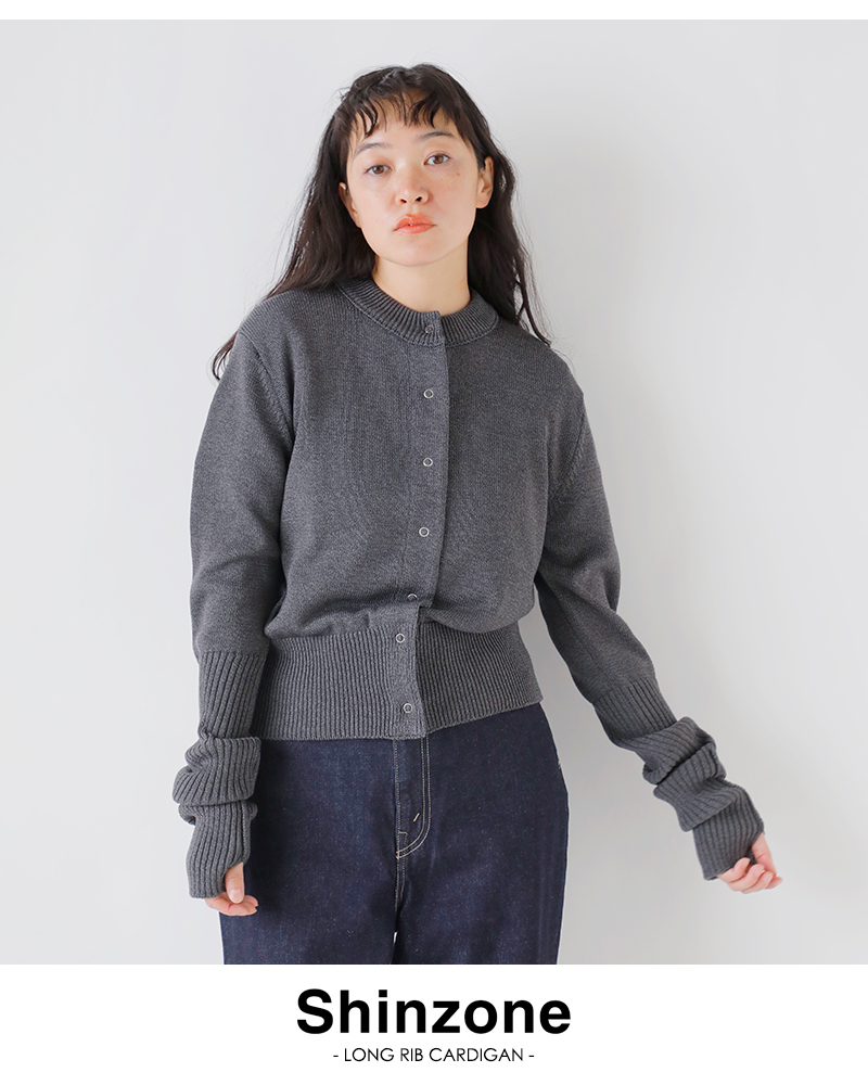 LOHEN 2023AW グレー カーディガン GLOBAL WORK（グローバルワーク） GLOBAL WORK Vネック 長袖