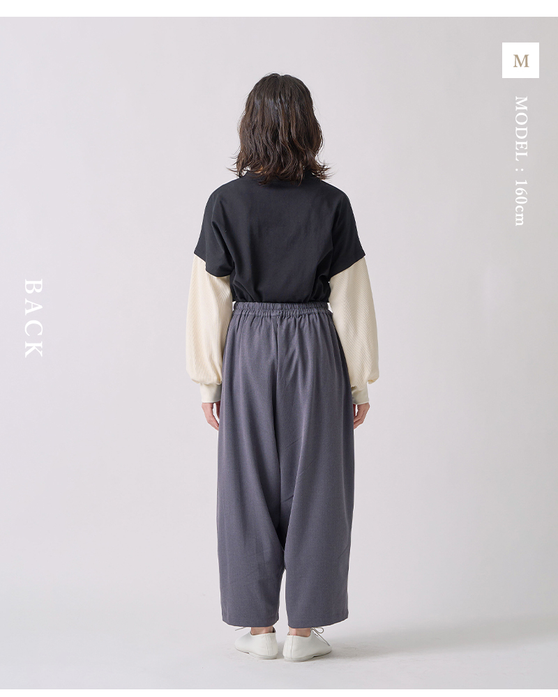 30%OFF】kelen ケレン ルーズ シルエット イージーパンツ “PESH TR