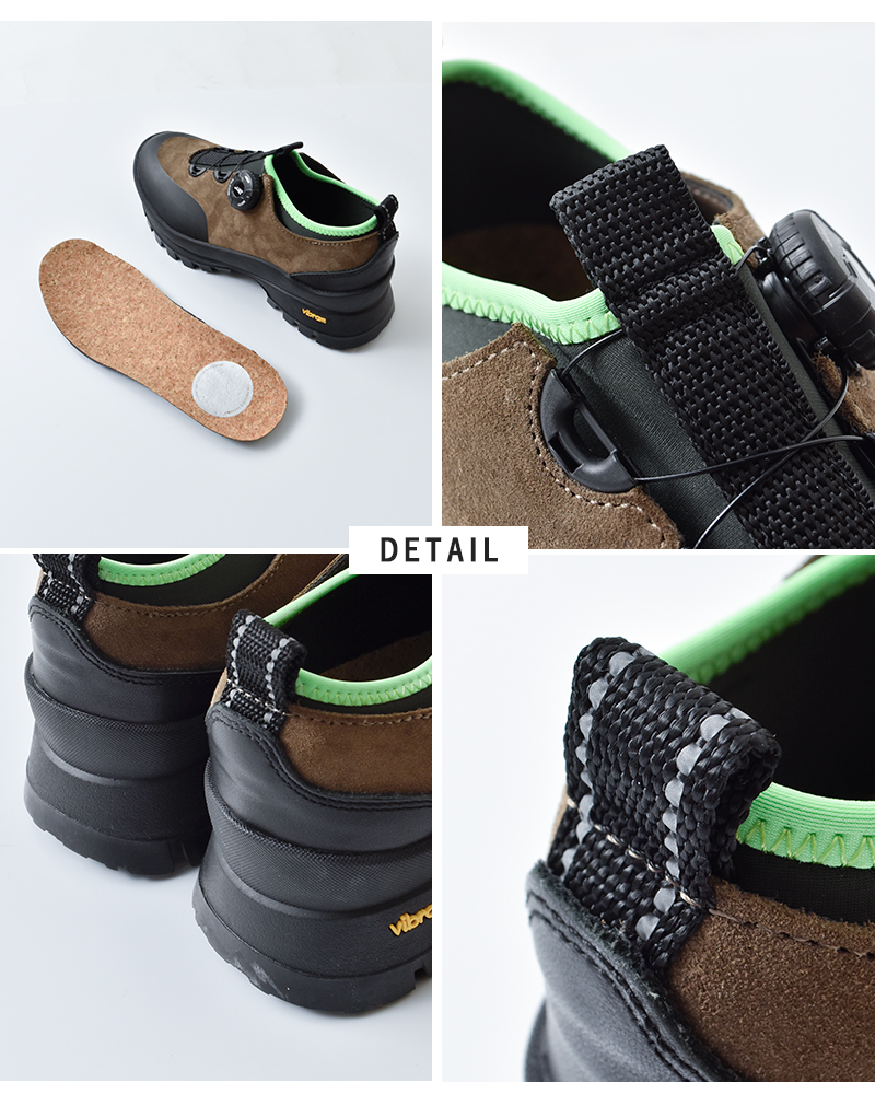 pg ピージー カウスエード ビブラムソール トレッキング フリーロック