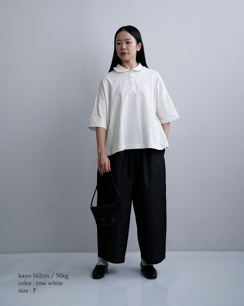 Laboratory ラボレイトリー コットンハイゲージ天竺 スザンヌ プル