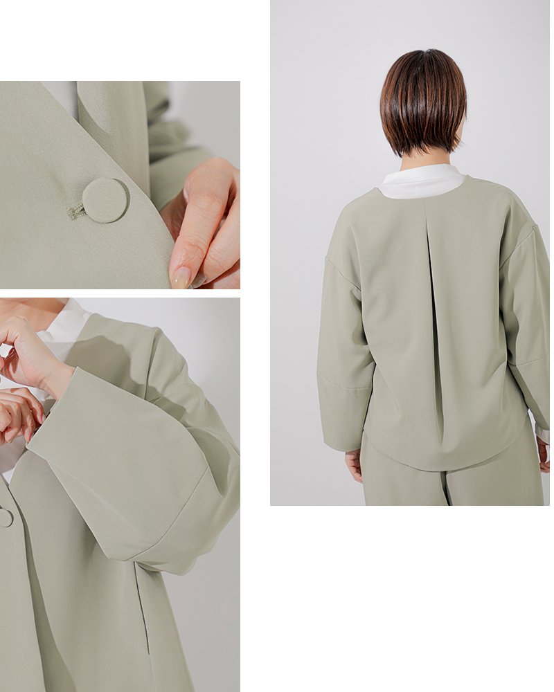 kelen ケレン Vネック デザイン ジャケット “OLMU” lkl26hjk2080