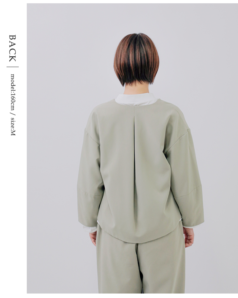 kelen ケレン Vネック デザイン ジャケット “OLMU” lkl26hjk2080