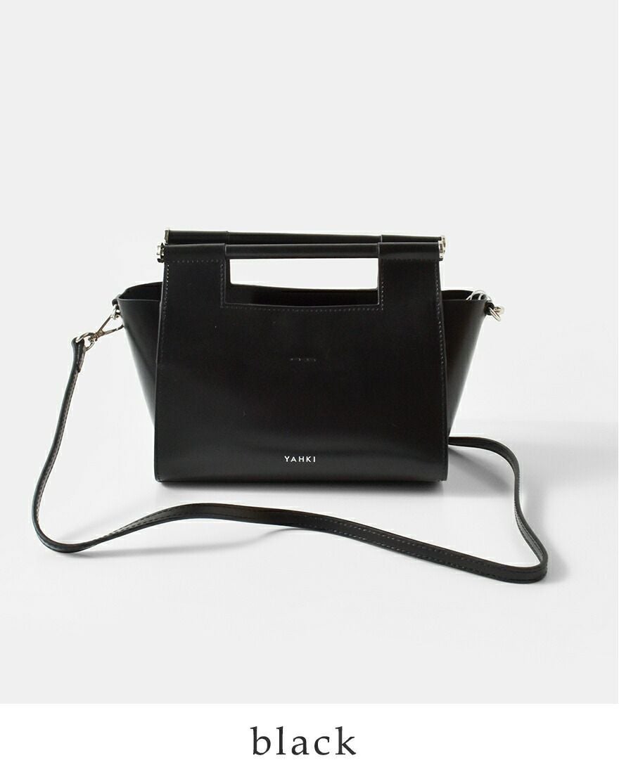 YAHKI ヤーキ ダブルフェイスレザー 2way クロスボディバッグ yh-767