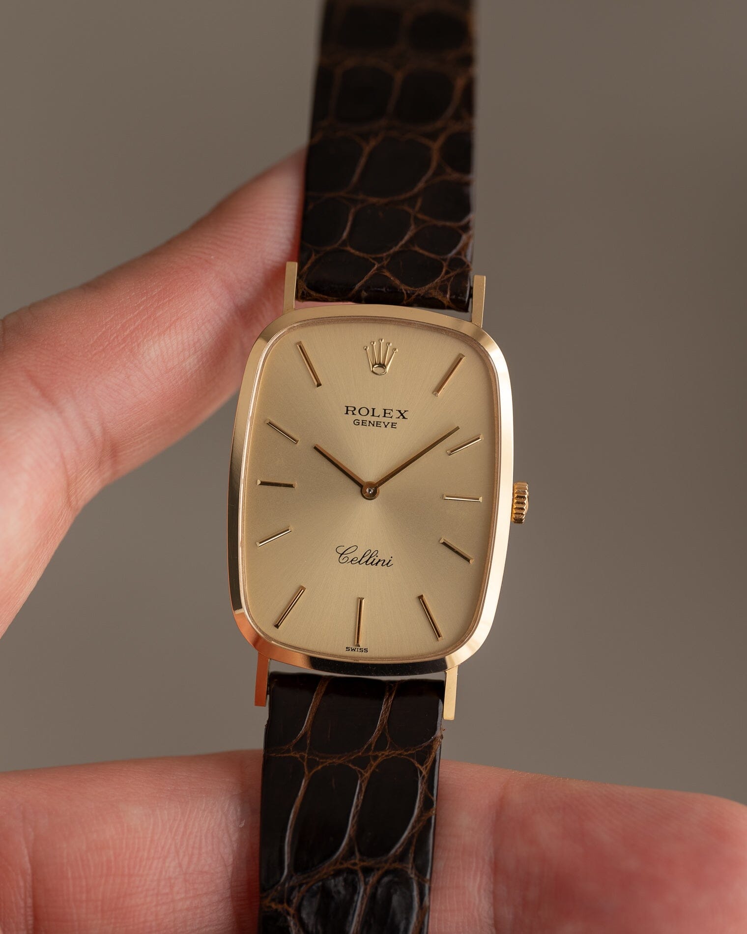 ロレックス チェリーニ 4113 YG シャンパンダイアル フルセット 1970