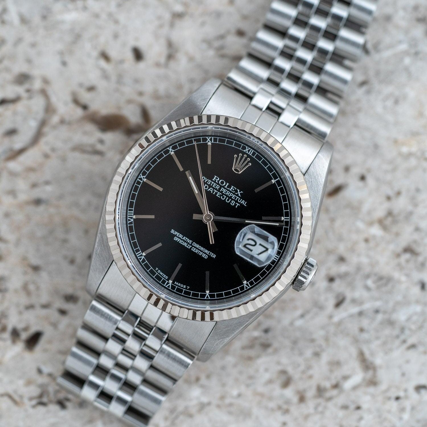 ロレックス デイトジャスト 16234 ブラック 1991年製 / ROLEX Datejust