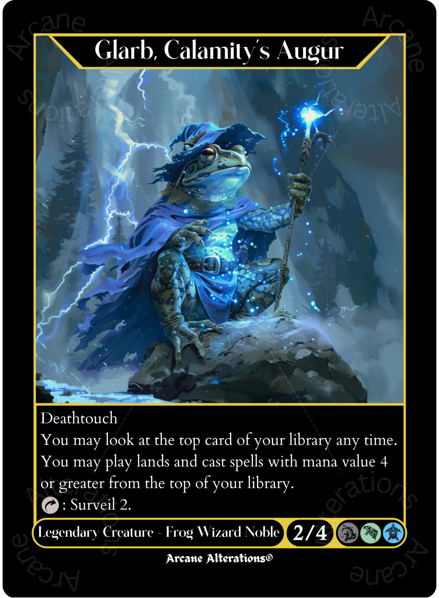 Glarb, Calamity's Augur - High Quality Altered Art Custom Proxy