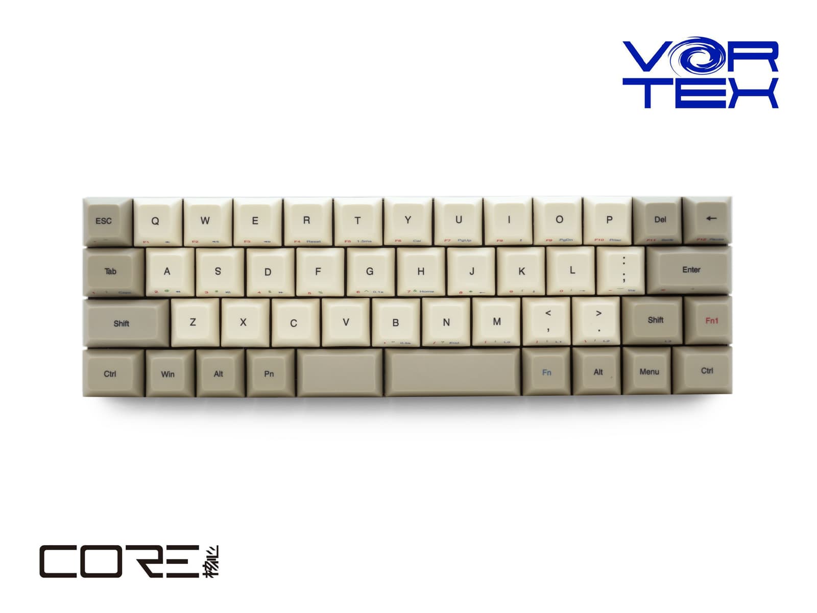 究極のミニマルデザイン40％メカニカルキーボード 「Vortex CORE