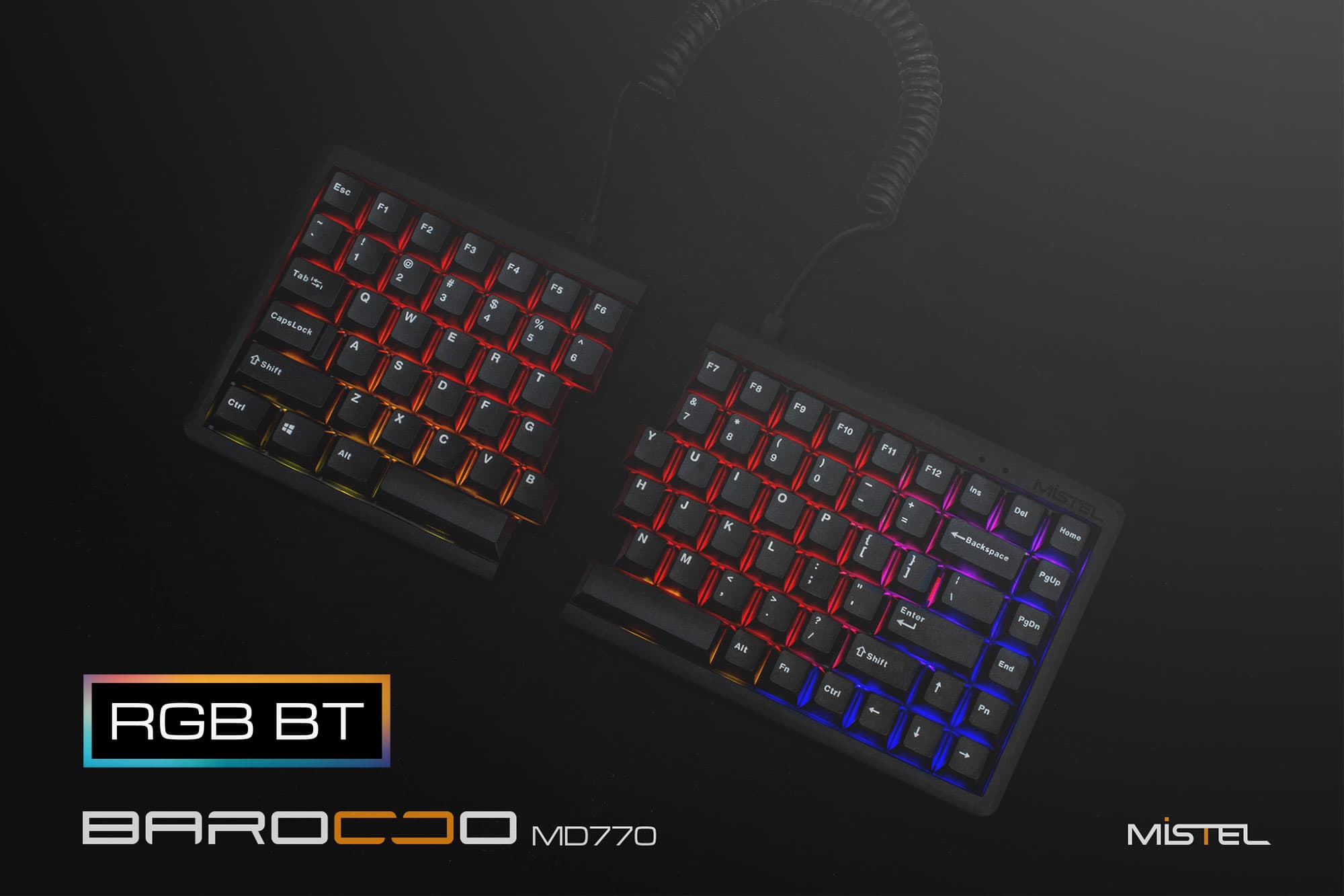 Mistel 販売終了：BAROCCO MD770 RGB BT（英語配列） キーボード