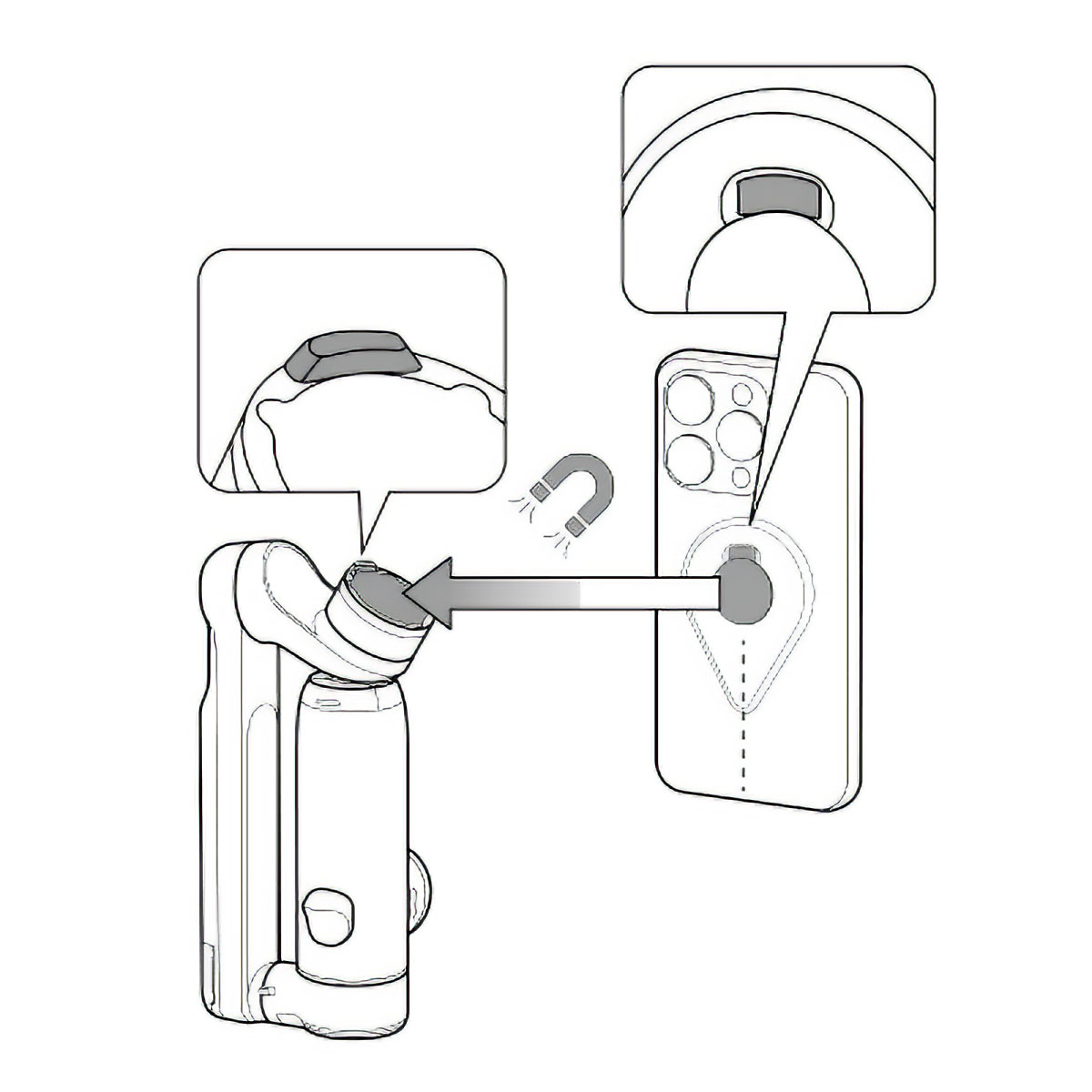 Insta360 Flow / Flow Pro 磁気スマートフォンマウント - 株式会社