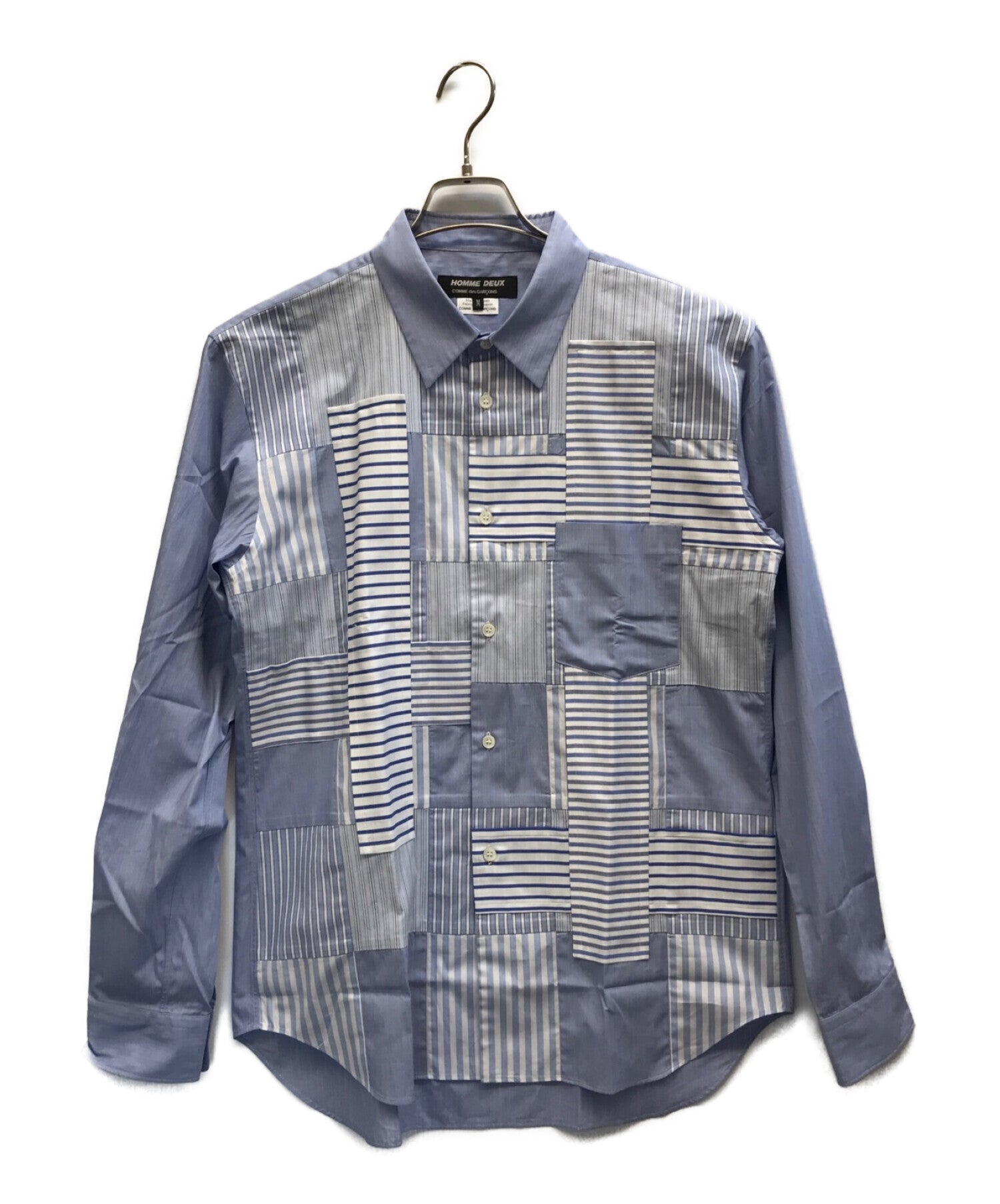 Pre-owned] COMME des GARCONS HOMME DEUX Mixed stripe shirt