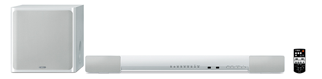 テレビ番組や映画をクリアで迫力ある音質で楽しめる、スタイリッシュな