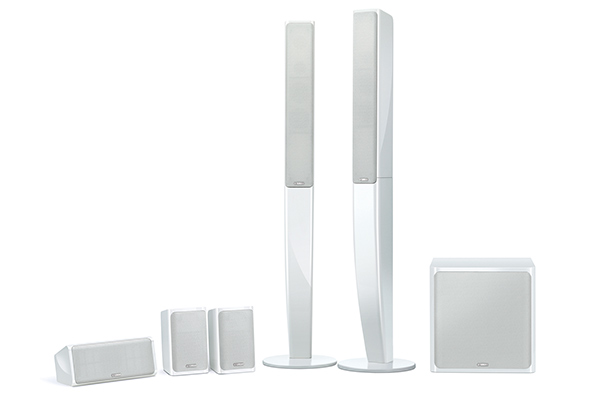 トールボーイスタイルのホームシアター用 5.1chスピーカーパッケージ