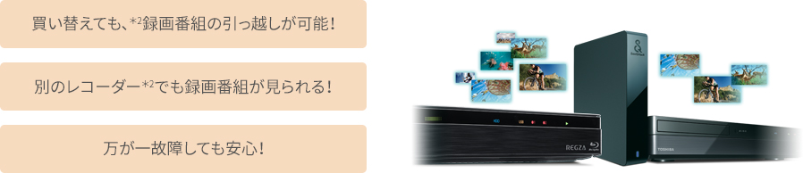 DBR-W2008/W1008/W508/快適・安心/安心｜レグザブルーレイ/レグザ