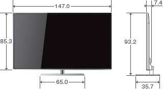 J7/デザイン・仕様｜テレビ｜REGZA：東芝