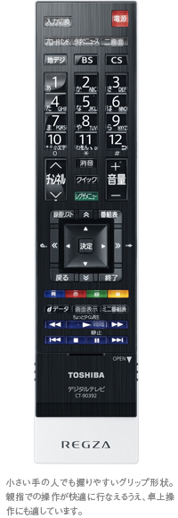 Z3/操作性｜テレビ｜REGZA：東芝