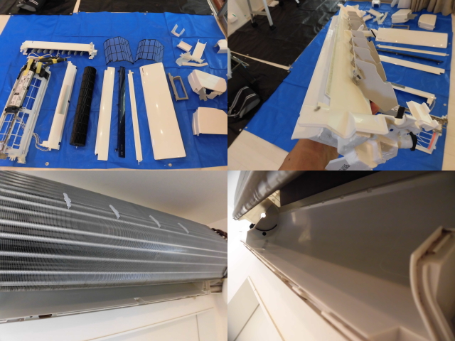 パナソニックエアコンCS-632CXR2-wのクリーニング