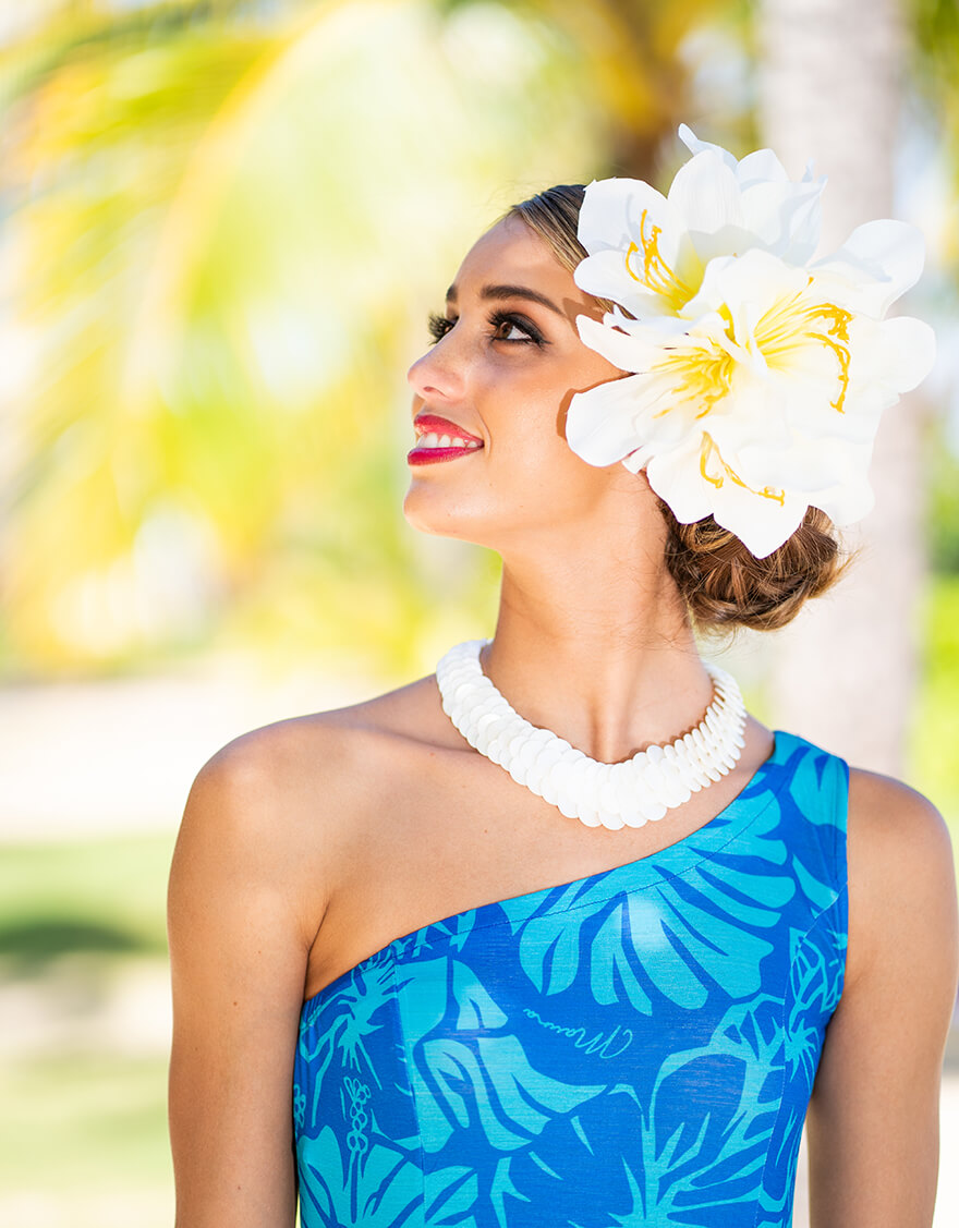 マーメイドシェルレイ（ホワイト） – 【公式】フラダンス衣装